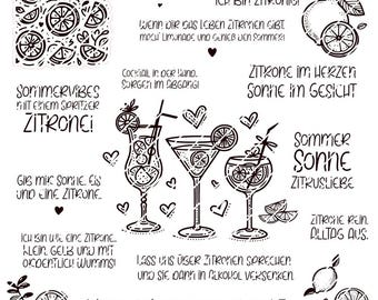 Citroner - Cocktails - Sommar SVG-ordspråk