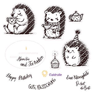 Hérisson Gang - Laser - Plotter SVG - Cadeau d’argent - Cadeau de bon d’achat