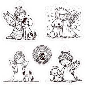 Animal Deuil Partie 1 – Chien + Dictons – Laser – Sublimation - SVG - PNG