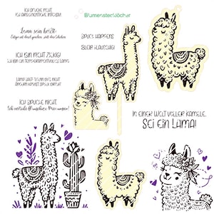 Lama - Alpaka- Sprüche - Steckspiel - Laser - Motorikspiel - SVG Kinder - geschenksidee  - Zeitvertreib  - Spiele im Freien