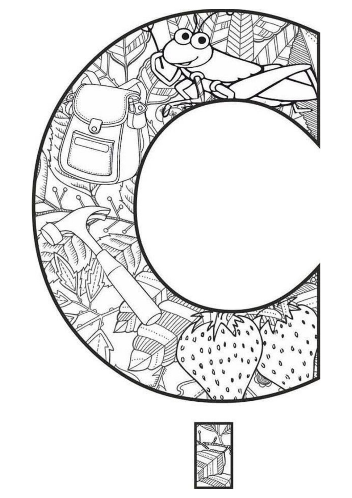 ABC Mandala Coloring Pages Mandala Adult Digital Coloring - Etsy