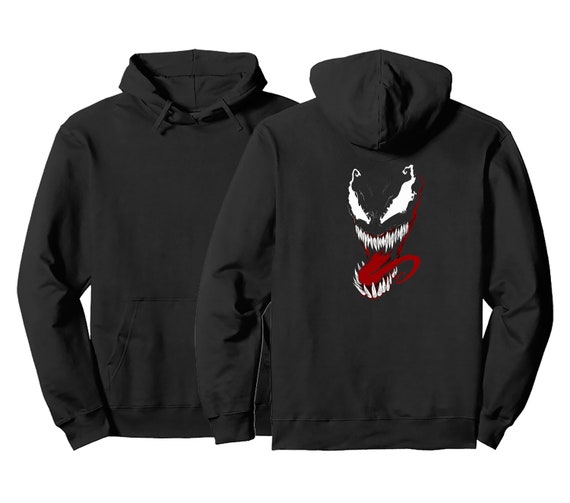 Venom Symbiote Eddie Brock Alien Comic Book Universe Hoodie Sweatshirt Unique Vector Art Cool Gift Handmade T Shirt Apparel BLACK Etsy UK