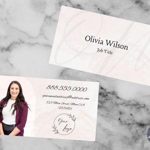 Easy to Edit Business Card Template | EDIT on CANVA | DIY Business Card Template | Printable | Instant Download Business Card Template