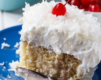 Pina Colada Poke Cake Recipe: Tropical Dessert (PDF Download)