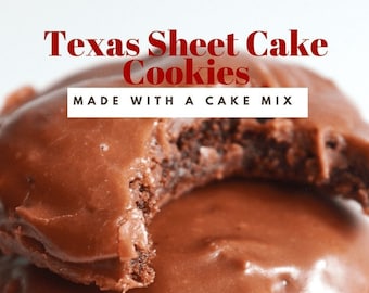 Best Recipe Texas Sheet Cake Cookies | Gourmet Cookie Recipe| Dessert Recipe | Homemade Cookies | Bakery | Soft Cookies