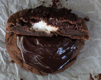Spiced Hot Chocolate Cookie Recipe: Marshmallow & Cayenne Ganache (PDF Downloadable Recipe Only)