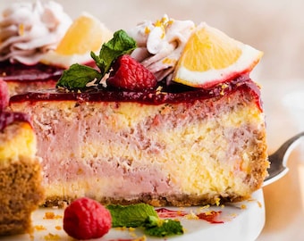 MUST TRY Raspberry Lemonade Cheesecake Recipe | Dessert Recipe | Homemade | Gourmet