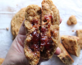 PB&J Stuffed Cookie Recipe: Gourmet Dessert (PDF Download)