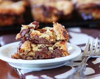 Stuffed Banana Pudding Cookie Muffin Recipe (PDF Digital Download)