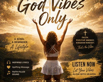 God Vibes Only Digital Song Download | R.U.T.H. (Remnant Unto The Holy) | Modern Christian Music | Uplifting Faith Mp3 | Worship Audio
