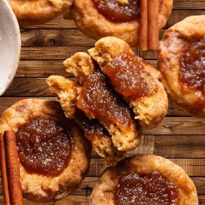 FAN LIEBLINGS Apfel Fingerabdruck Snickerdoodles | Gourmet-Kekse | Dessert-Rezept | Hausgemachte Kekse | Bäckerei | Weiche Keks
