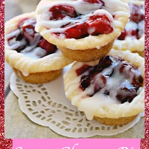 BEST RECIPE Sweet Cherry Pie Cookie Cups Recipe | Dessert Recipe | Homemade Cookie Recipe | Gourmet Cookie Recipe | Stuffed Cookie Recipe