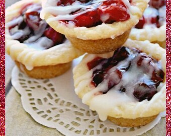 Sweet Cherry Pie Cookie Cups Recipe: Gourmet Dessert (PDF Download)
