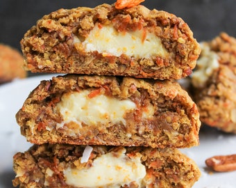 Carrot Cake Stuffed Cookies Recipe: Gourmet Baking PDF (Digital Download)