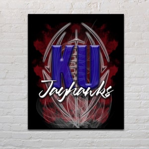 Stampe digitali del Kansas / Decorazioni murali stampabili / Calcio