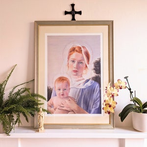 Original Christian Art Prints | Madonna and Child | Catholic Gifts