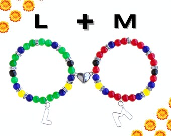 M & L Brothers Matching Bracelets, Video Game Handmade Jewellery