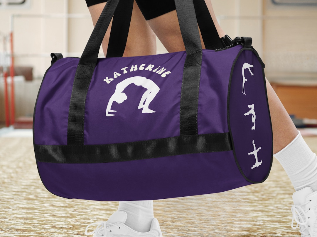 Personalized Gymnastics Bag Custom Gym Bag for Gymnastics Leotard Kids