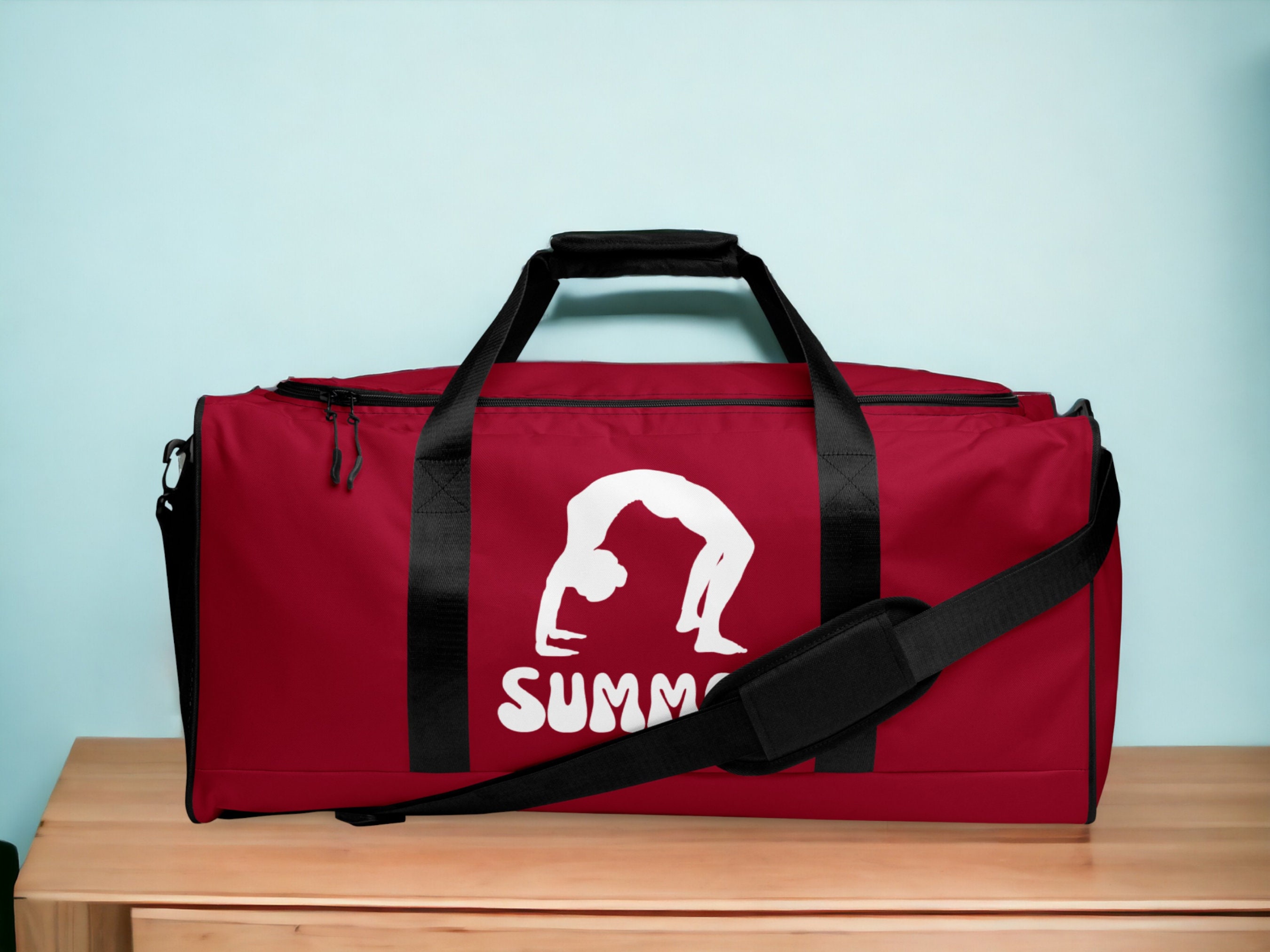 Gymnastics Duffle Bag for Gymnast Custom Travel Bag for Her Personal
