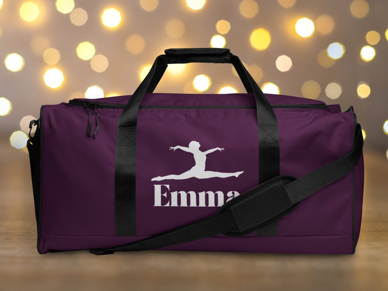Gymnastic Competition Bag XL Personalized Gymnast Travel Bag Gymnastics