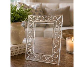 Marquis Waterford Crystal Floral Picture Frame 8”x10” - Etsy