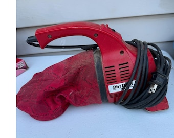 Dirt Devil by Royal Red Handheld Corded Vacuum Cleaner Vintage Style model 103