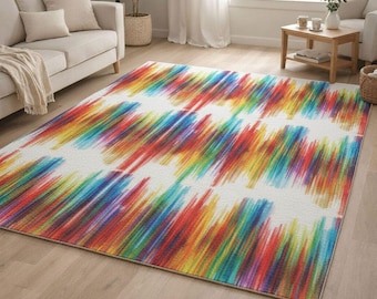 Color Wave Abstrakter Bereich Teppich