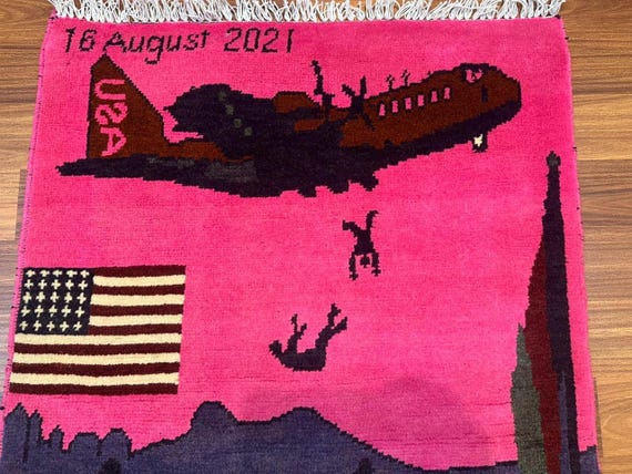 Handmade Afghan War Rug