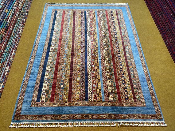 Afghanistan hand made rug,7x5 area rug