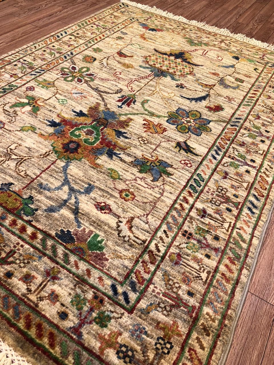 2.5x4 Ft,khud Rung Hand Made Woolen Rug, Afghani Chubi Rug, Sultan ...