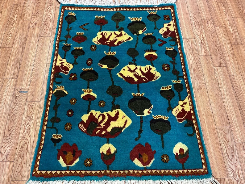 Handmade Afghan Wool Rug