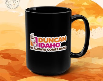 Duncan Idaho Mug, Dune Inspired Ceramic Cup, Funny Dune Mug, Dunkin Donuts Parody, Frank Herbert Mug, Dune Fan Gift, Arrakis Tumbler, Fremen