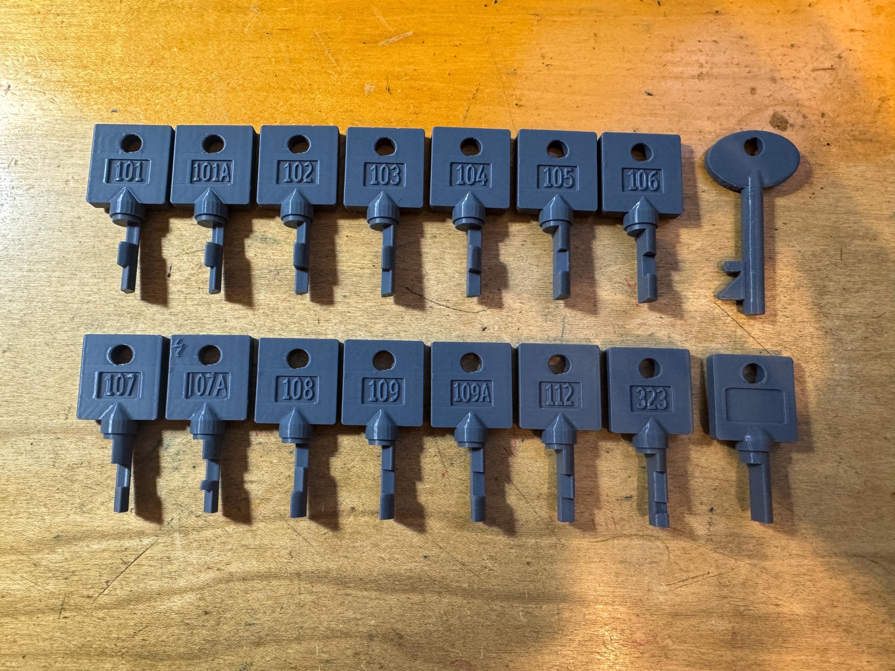 Railroad 105 Key - Etsy
