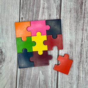 Puzzle Crayon, Multi Color Puzzle, Puzzle, Shape Crayon, Gifts for Kids ...
