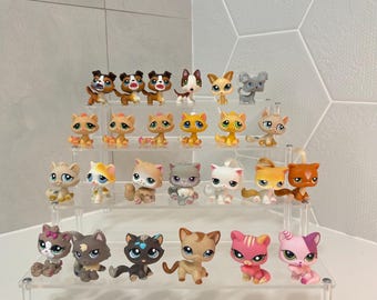 LPS ZELDZAME KATTEN - Authentieke Littlest Pet Shop *U kiest zelf* Perzische katten, Bonbons, Collies en kortharen.