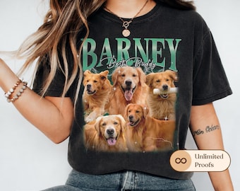 Custom Bootleg Pet Vintage Comfort Color Shirt, Pet Family Tee, Dog Personalize Bootleg, Pet Lover Shirt, Pet Memorial Gifts, Dog Dad Gift