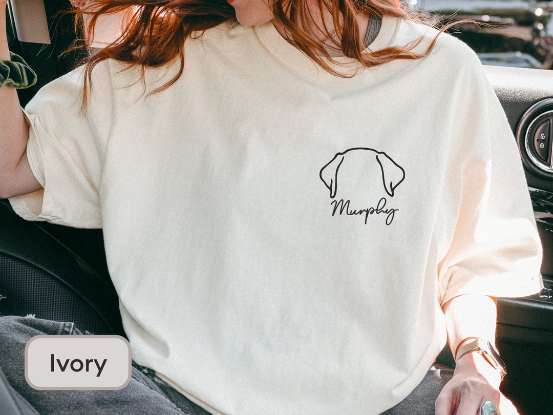 Custom Dog Shirt • Dog Ear Shirt • Custom Gift for Dog Lovers • Custom ...