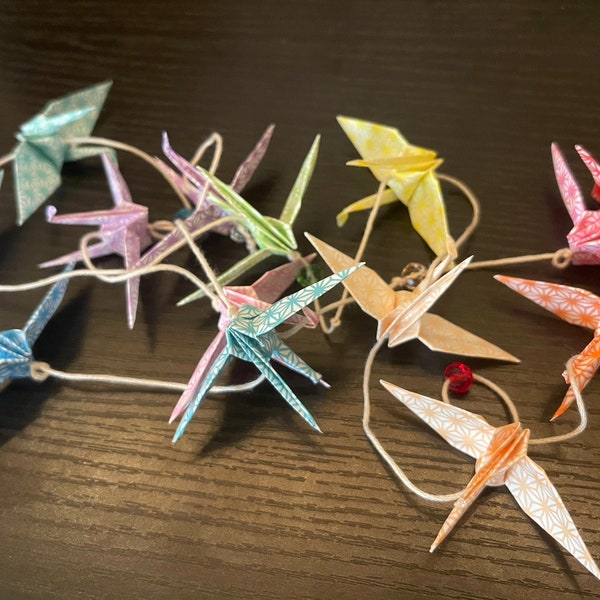 Origami Crane Garland Etsy
