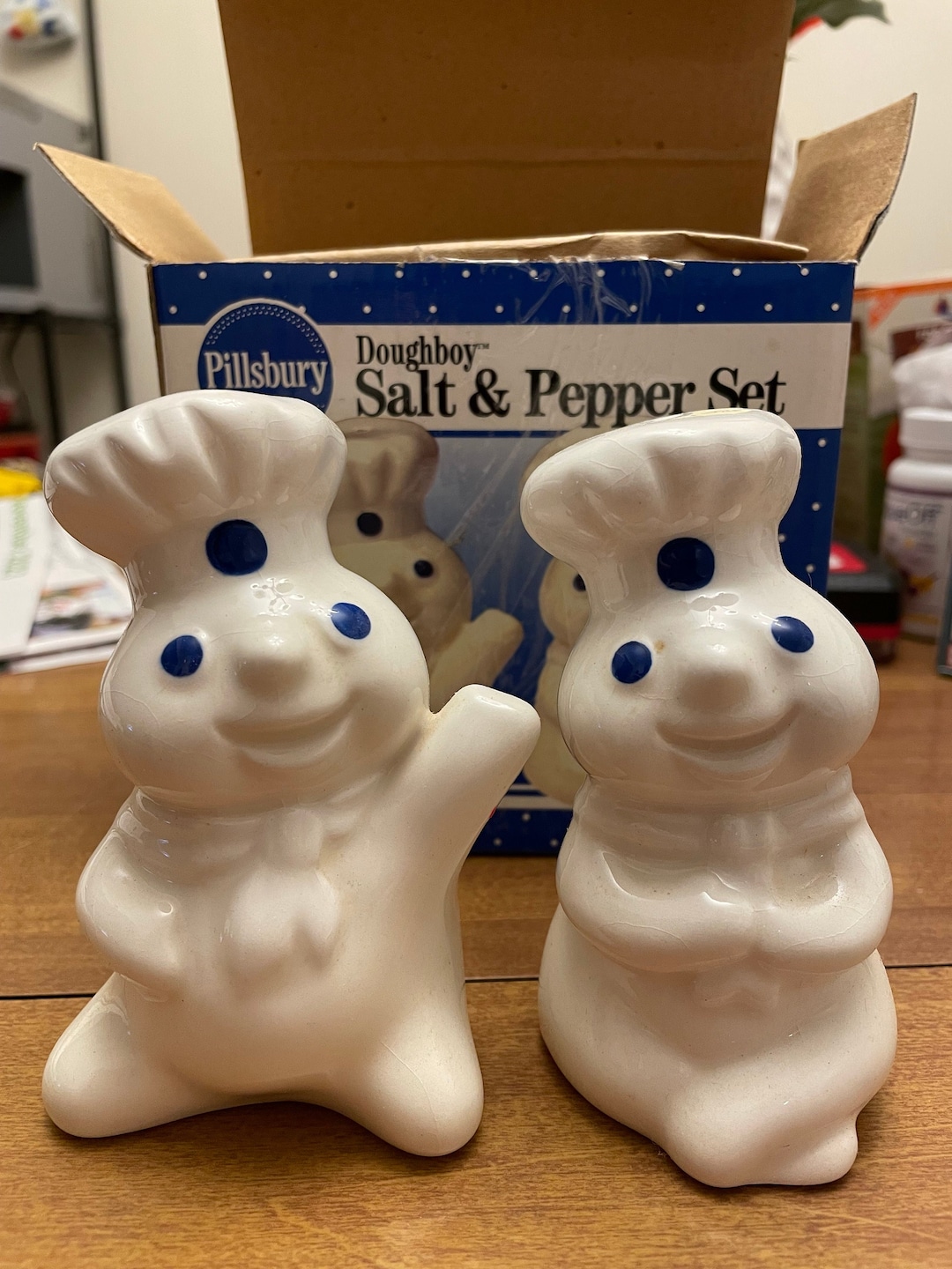 Pillsbury Doughboy Salt And Pepper Shakers