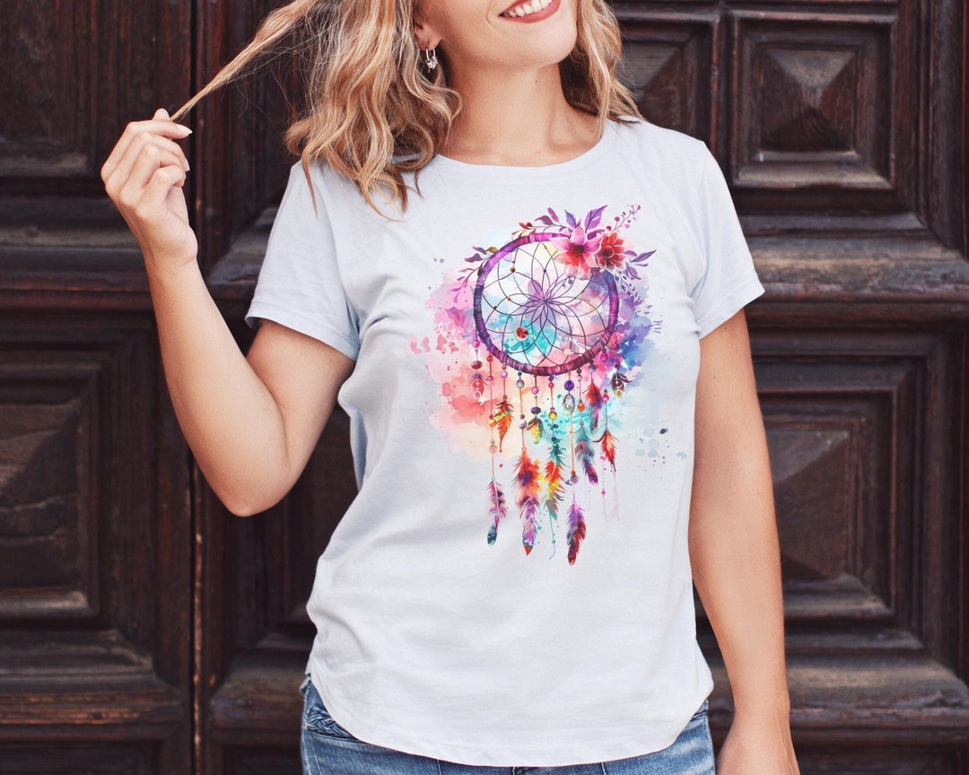 Feather Dream Catcher Boho Pattern Print Women Men Pullover Hoodie