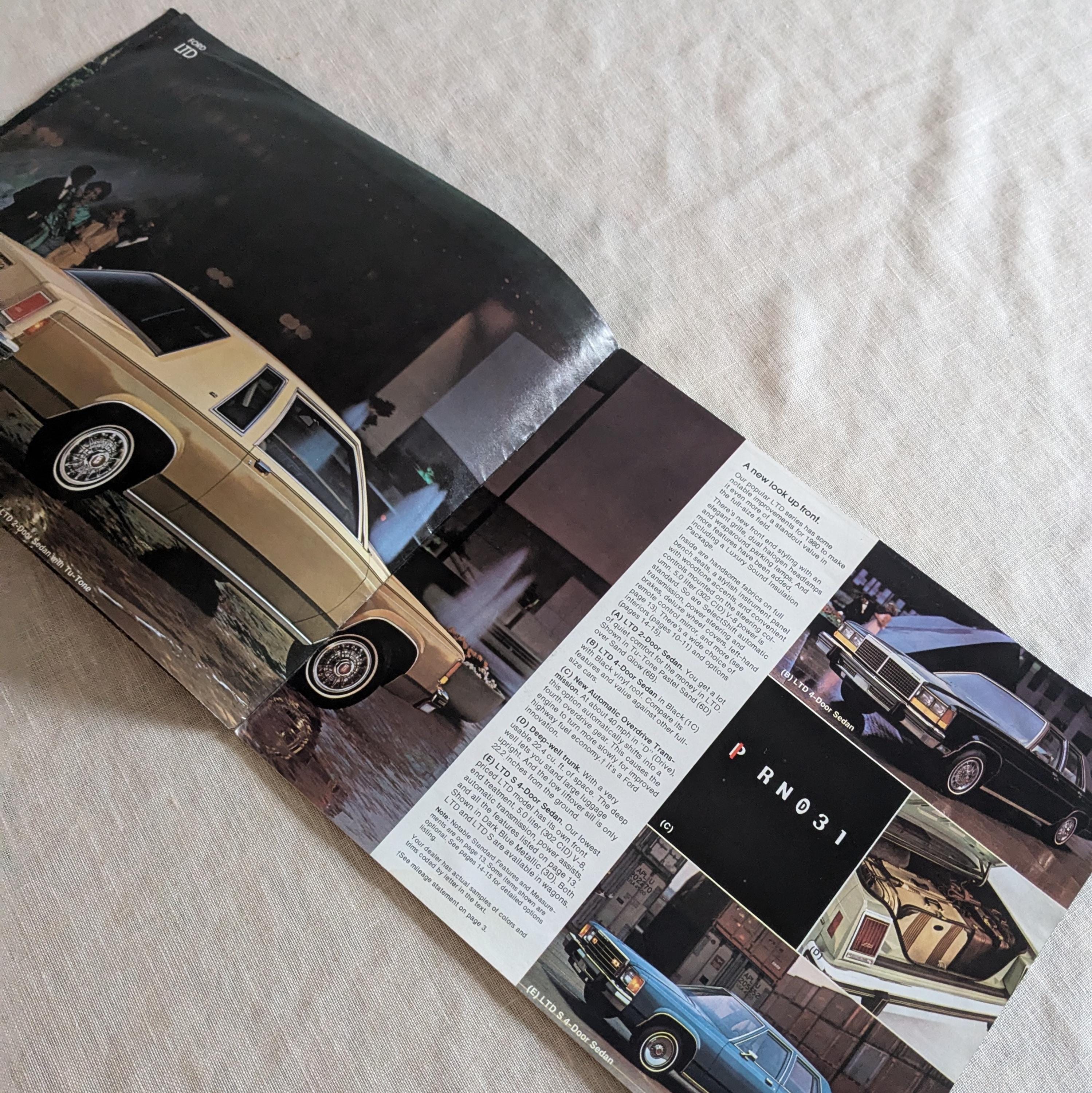 1980 Ford LTD Original Brochure. Runs as Quiet as a Rolls-royce - Etsy