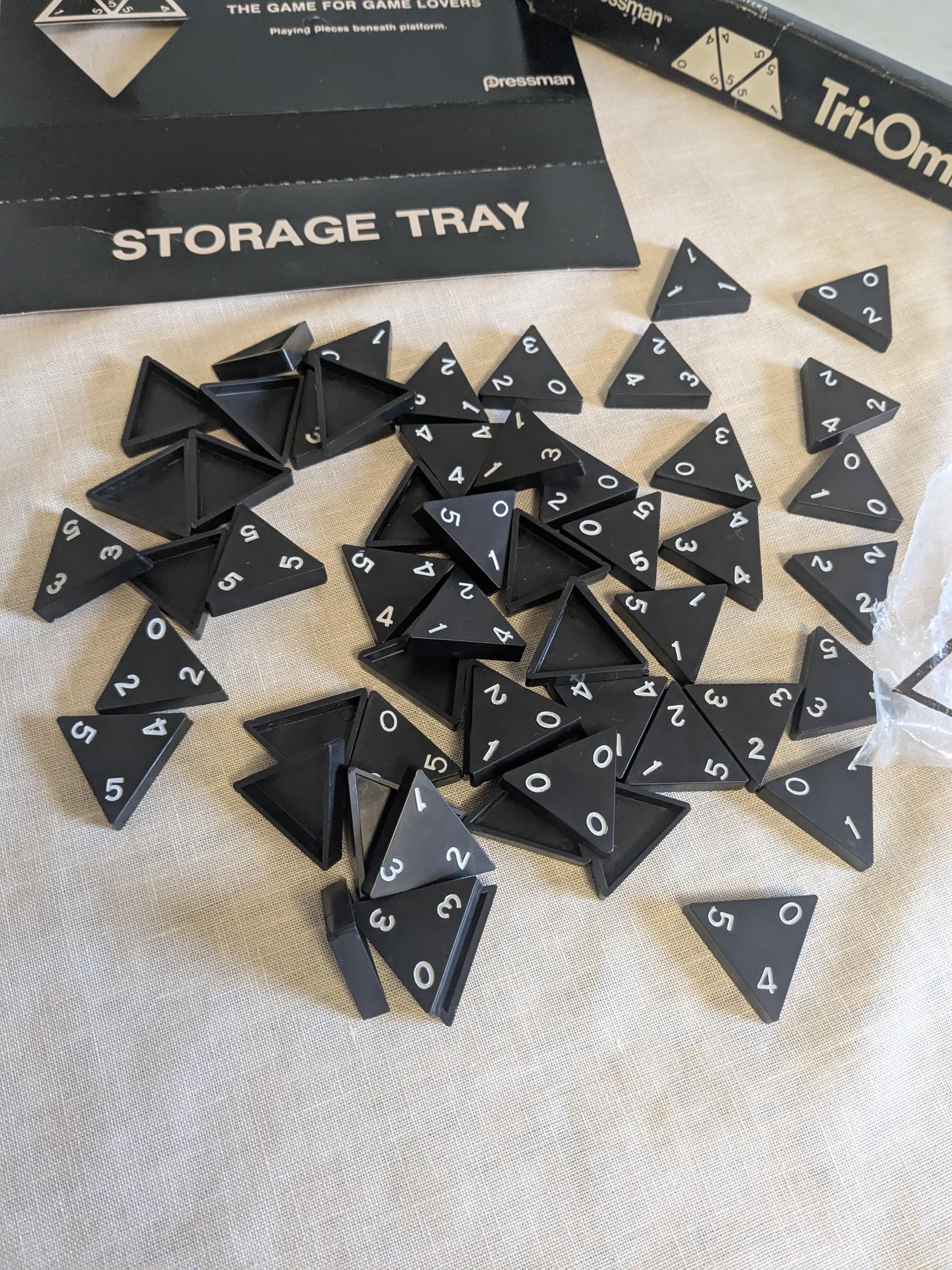 Vintage Tri-ominos the Triangle Board Game by Pressman - Etsy