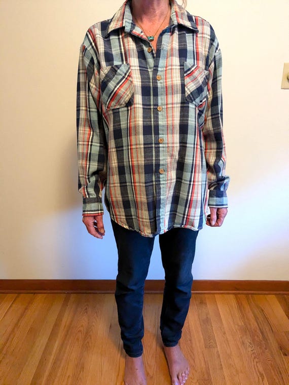 トップス 90s BIG MAC vintage cotton flannel shirt vintage Big Mac plaid flannel shirt – 86 Vintage