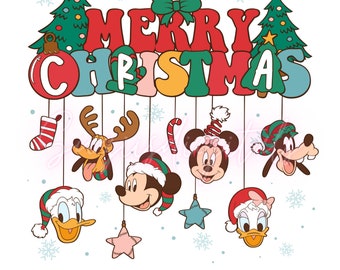 Mickey & Friends Holiday PNG File