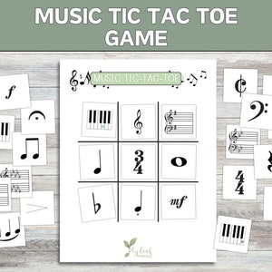Musica Tris / Schede didattiche musicali / Gioco di teoria musicale / Educazione musicale / Riconoscimento della tastiera / Armature di chiave / Gioco di pianoforte stampabile