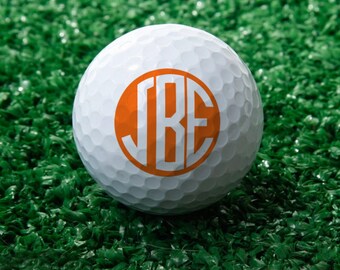 Custom golf balls, golf gift, gift for golfer, fathers day gift, gift for husband, gift for grandpa, Personalized Monogram Golf Balls