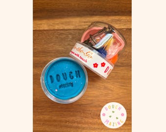 Playdough On-the-Go Travel Kit, Road trip Sensory kit, nature camping, preschooler airplane travel activity, screen free gift for kids