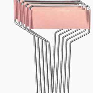 5/10/15/20 Pack of Metal Plant Markers + steak / Plant Labels / Garden Markers/ Copper & Black Labels