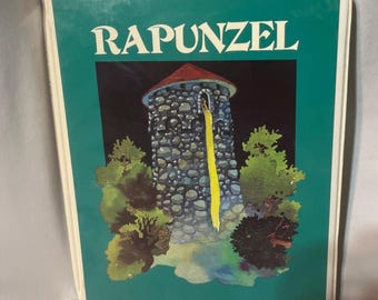 VERY RARE ! Vintage 1979 Troll Read Along Rapunzel Cassette ( Book In English & Japanese Language )