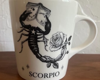 William Sonoma Scorpio coffee mug by Rory Dobner